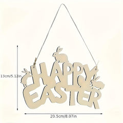 easter bunny egg wood shape
