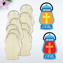 Diya wood shapes for home decoration