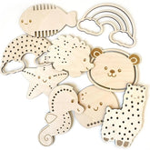 wooden lacing toys for kids
