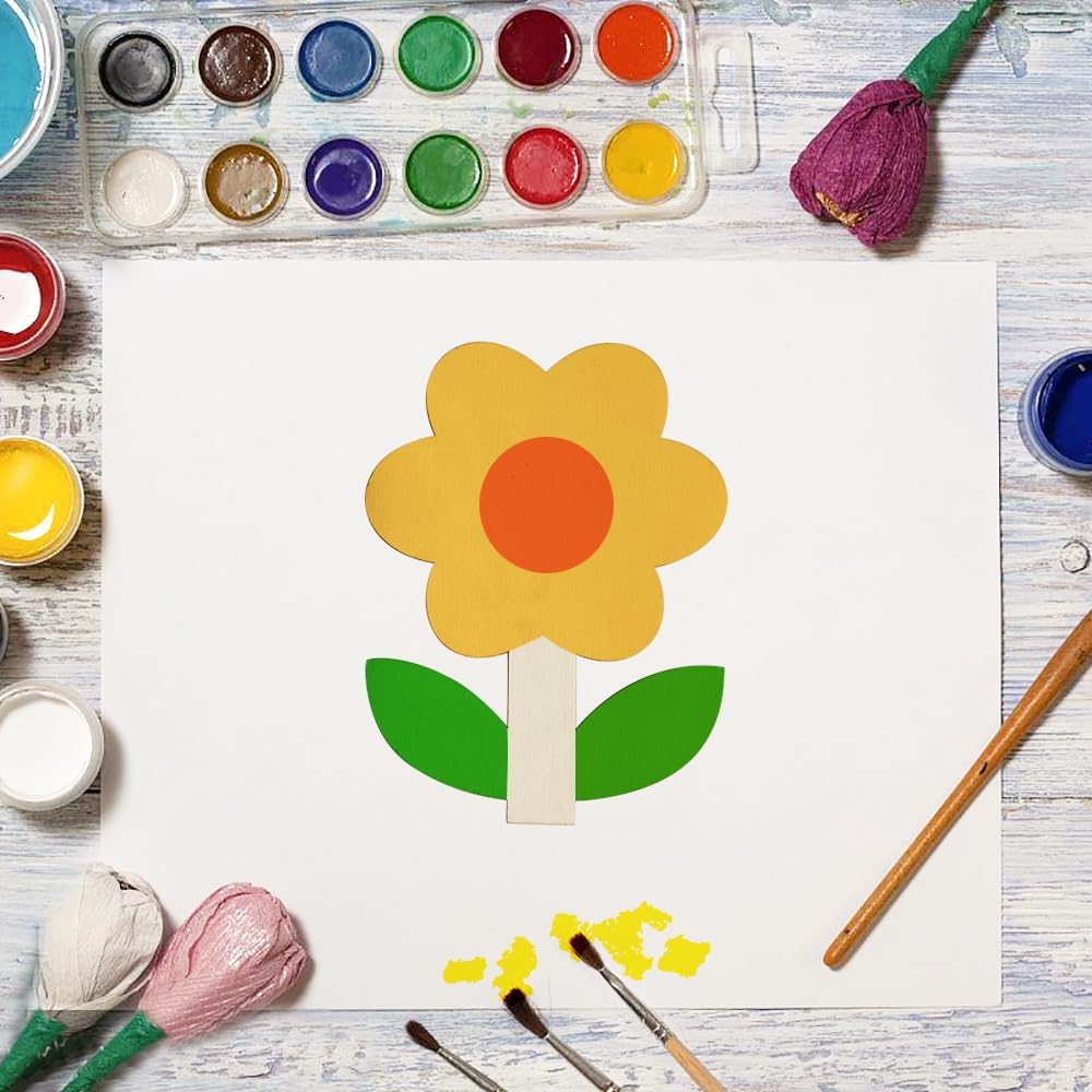 wood sunflower hanging ornaments for wedding and birthday