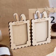 bunny tabletop frame decor