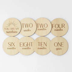 custom baby milestone cards