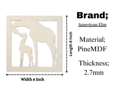 unfinished mdf animal cutouts