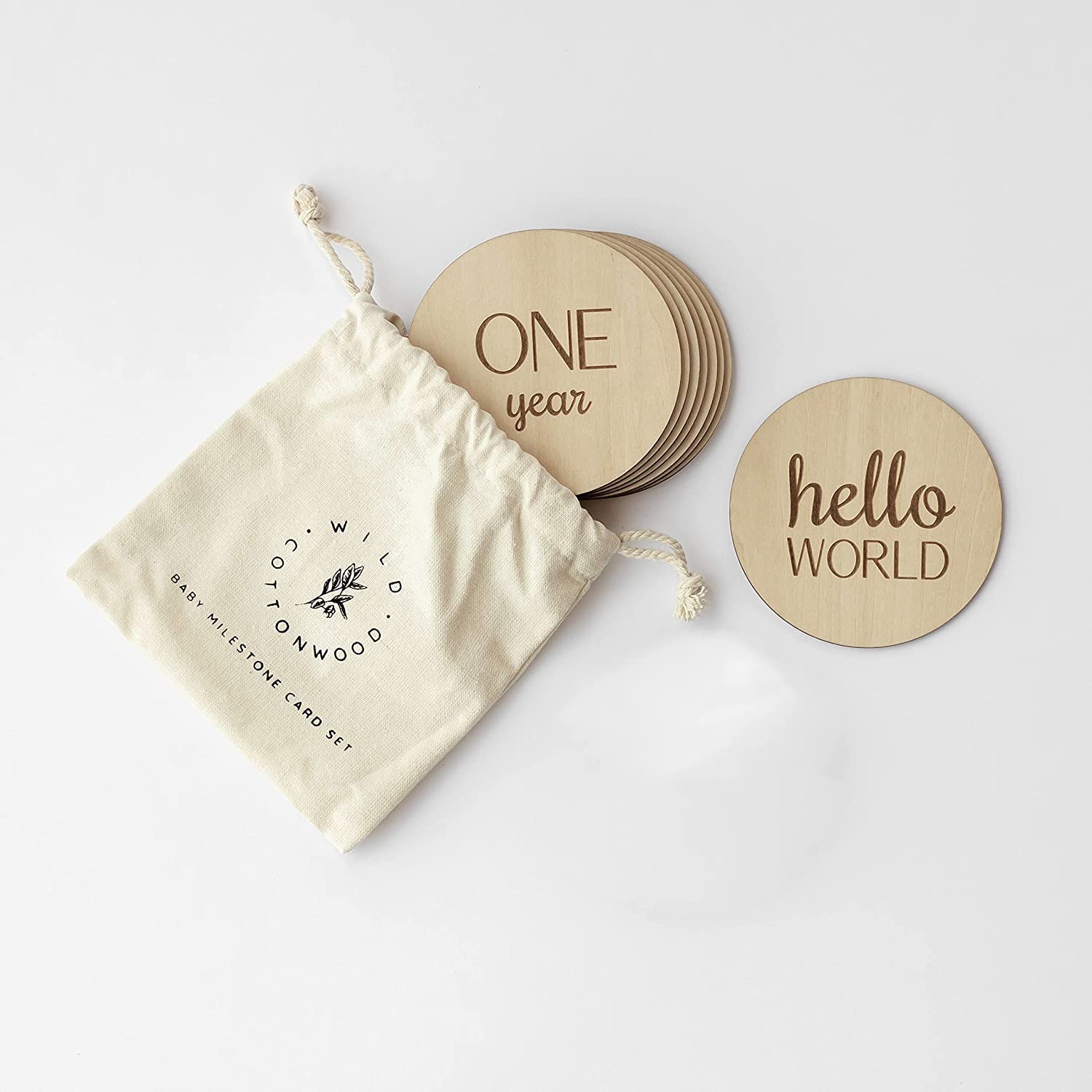 baby milestone cards with quotes