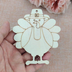 unfinished turkey craft blanks