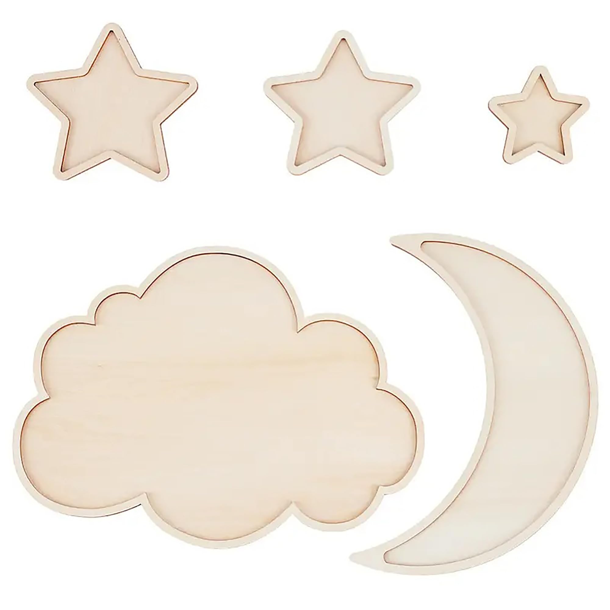 unfinished mdf craft shapes