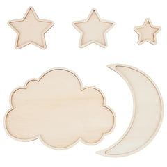 unfinished mdf craft shapes