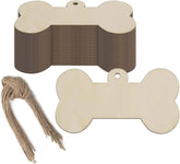 Bone-shaped pet toy with brown wicker structure and tassel on a white background