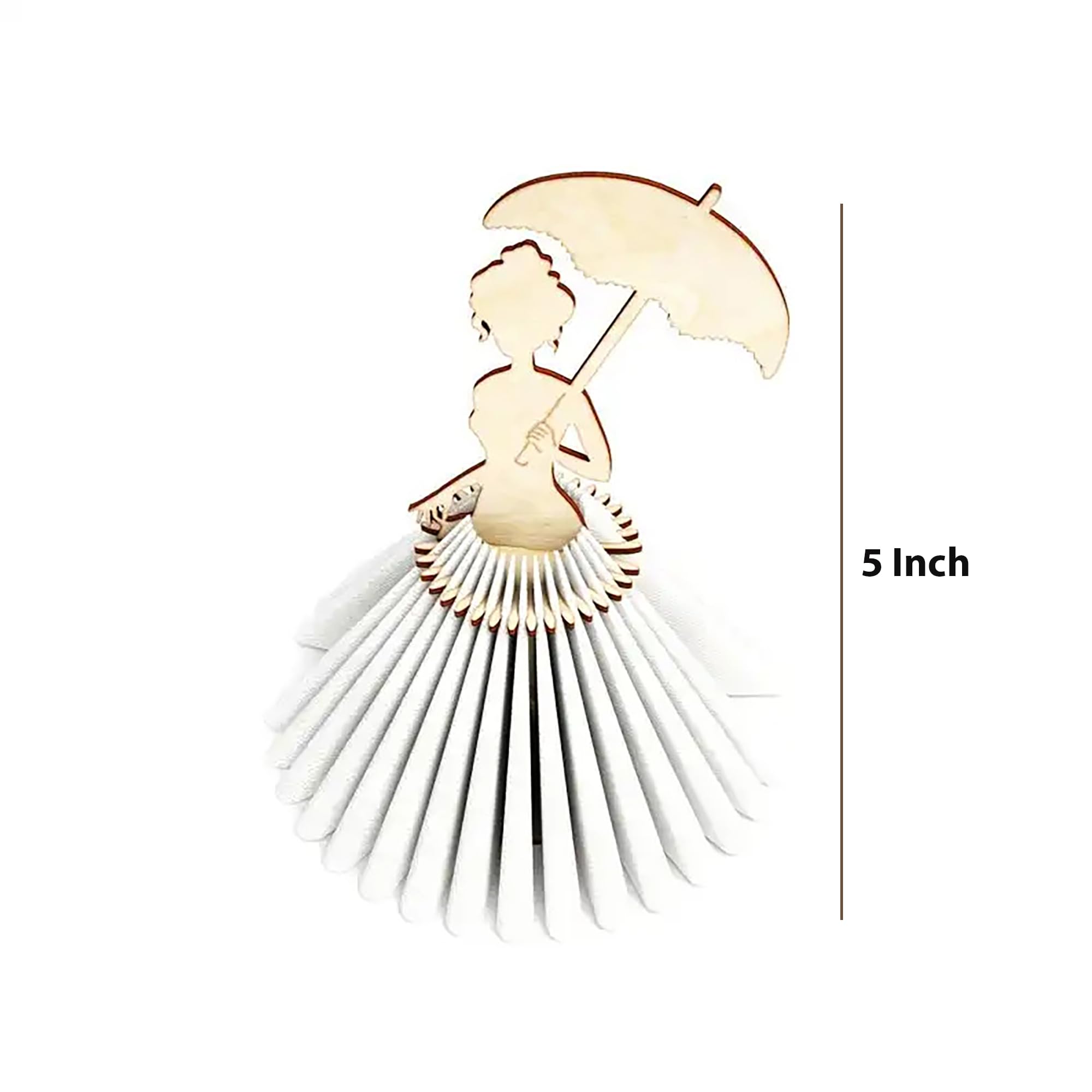 5-inch bridal silhouette design