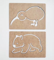 australian animals stencils for kids