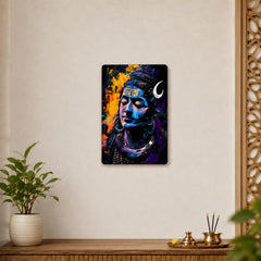 American Elm Lord Shiva Modern Abstract Wall Art Ready-to-Hang MDF Wall Decor with HD Printed Vinyl & Matte Lamination 6 mm Thick Pack of 1