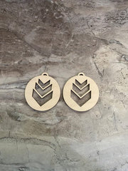 Cliths 8 Pcs Wooden Earring Blanks Unfinished MDF Pendants for DIY Jewelry Making No Hooks Included, Women's Crafts