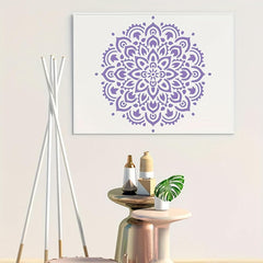 texture paste stencil for floor art projects