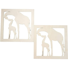 kids craft wooden shapes