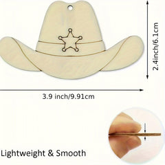 paintable cowboy hat cutouts