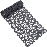 Cliths Felt Table Runner Heat Resistant Dining Table Protector, Dark Gray Decorative Placemat for Holiday Decor & Daily Use