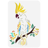 parrot stencil reusable plastic