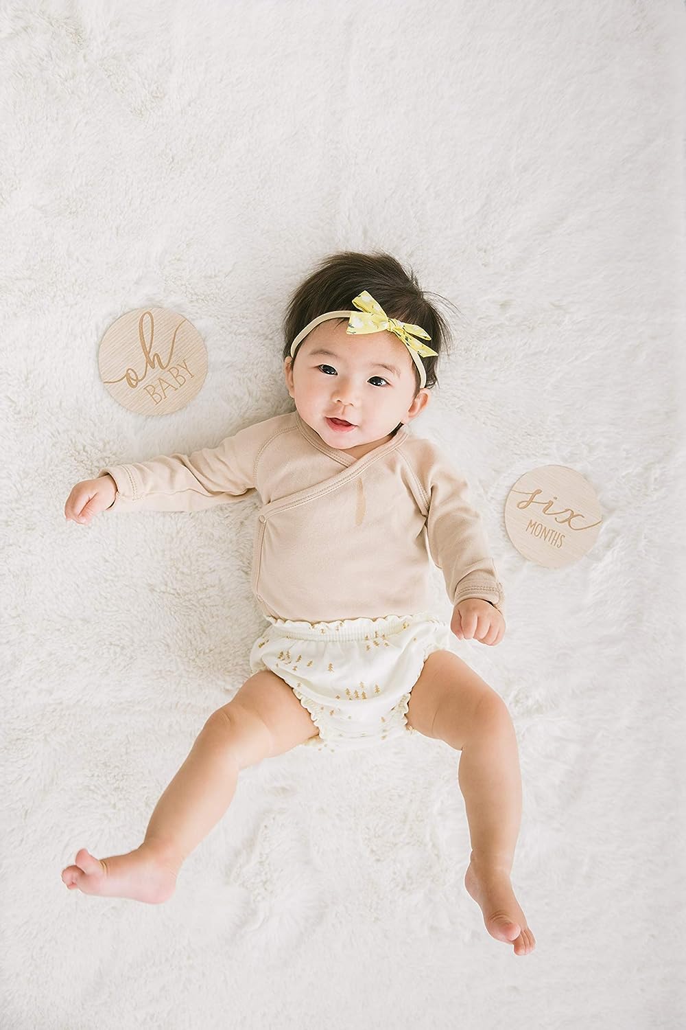 wooden mdf baby milestone markers