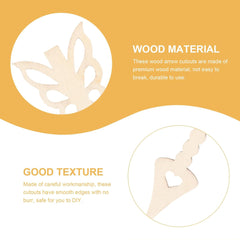 Wedding decoration supplies hollow wooden arrows for crafts