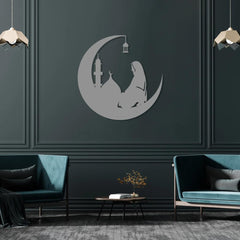 crescent moon islamic home décor