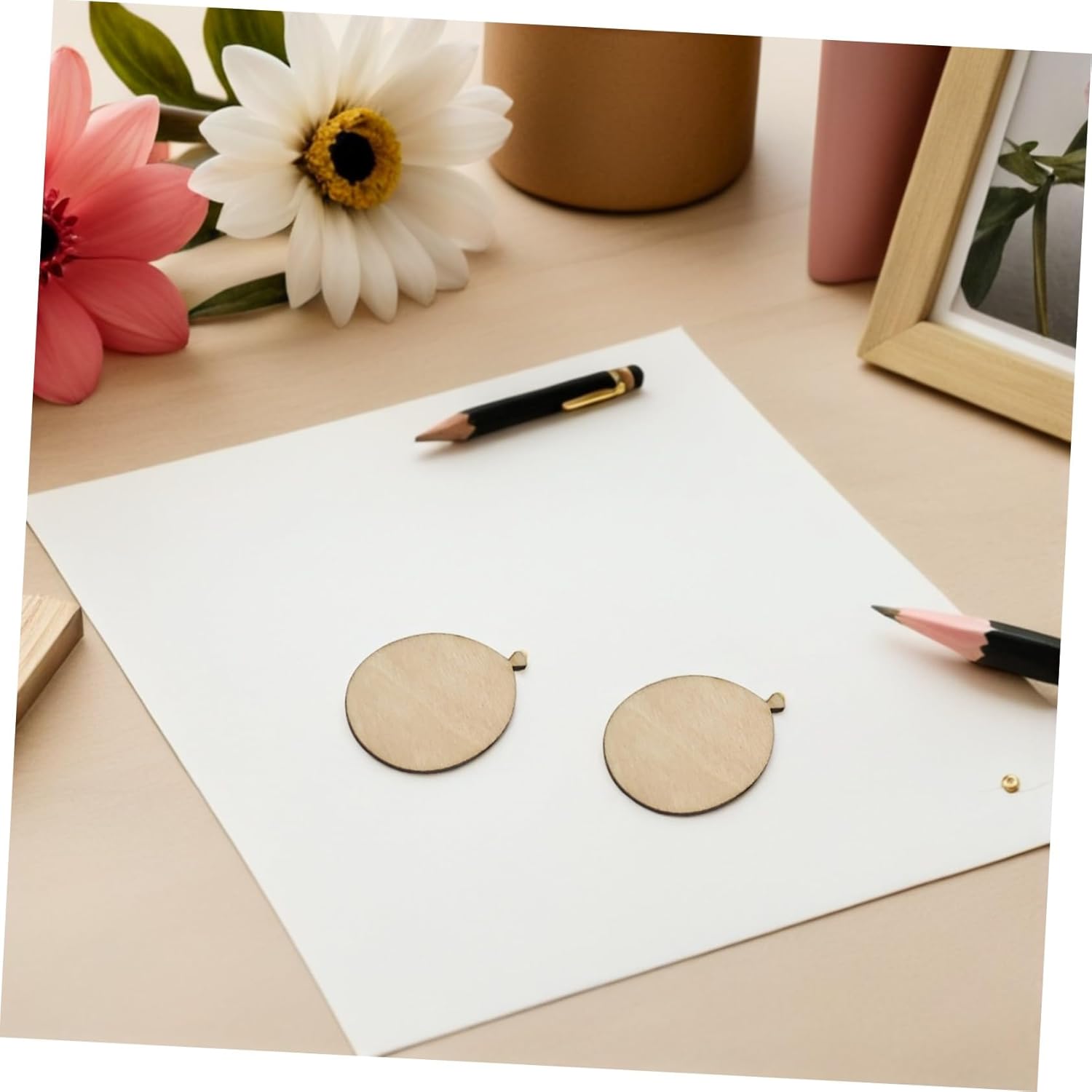 handmade wooden decorations