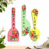 eat drink love kitchen wall decor