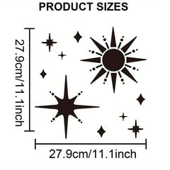 sunshine craft stencil set