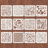wall stencils reusable texture stencil set