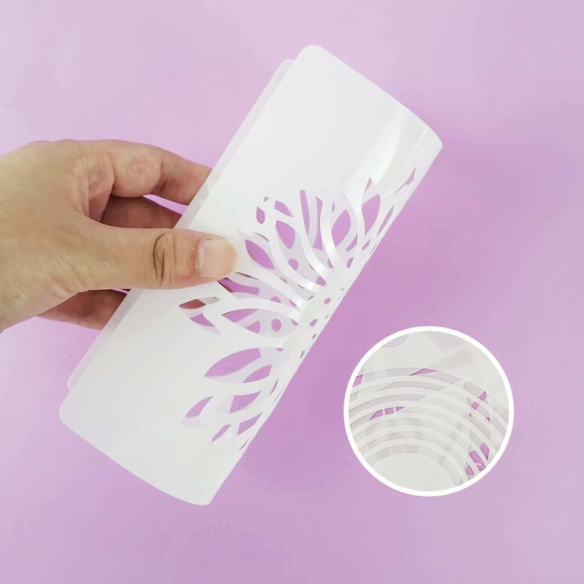 16pcs hippie floral templates