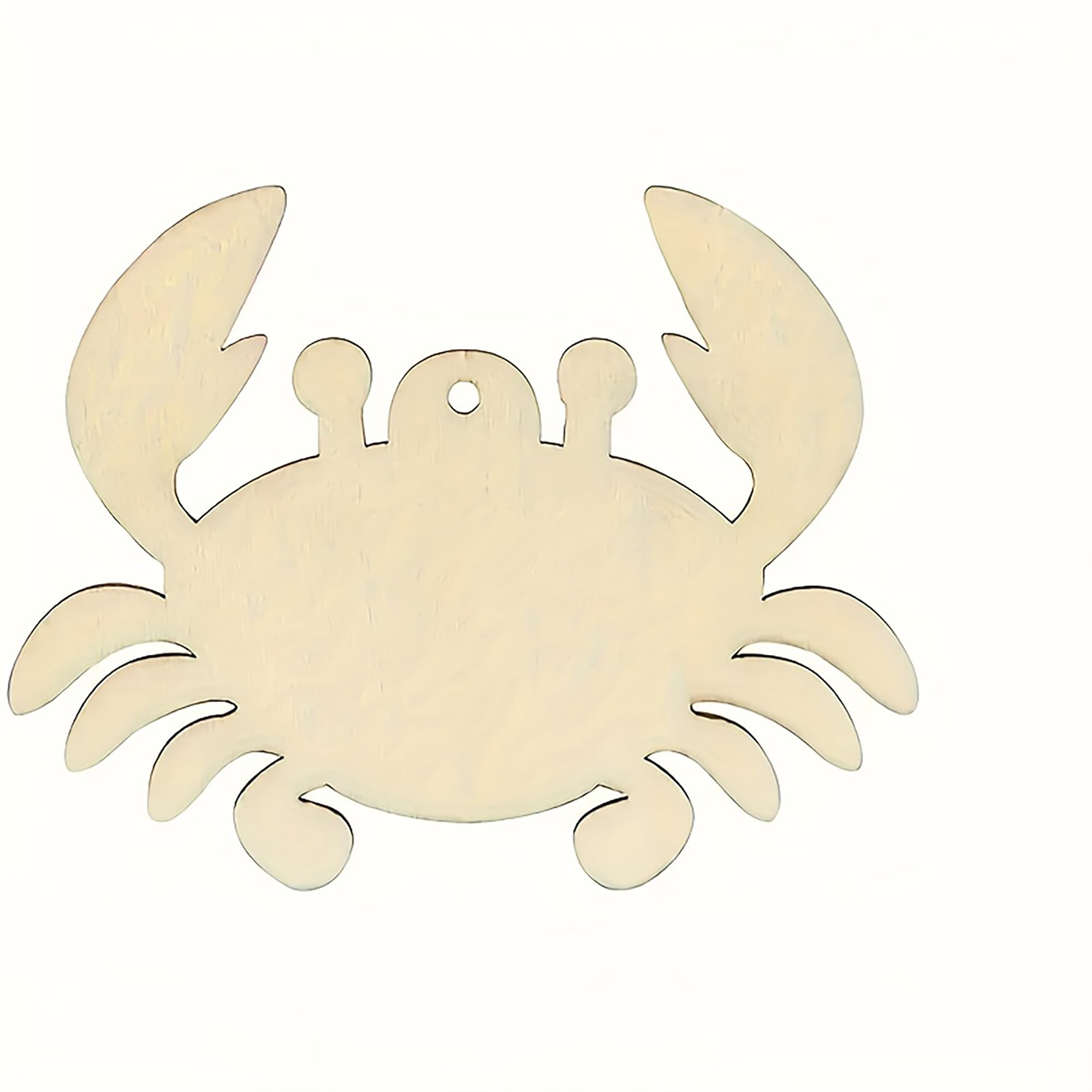 diy crab shaped mdf ornaments kids wooden sea animal craft