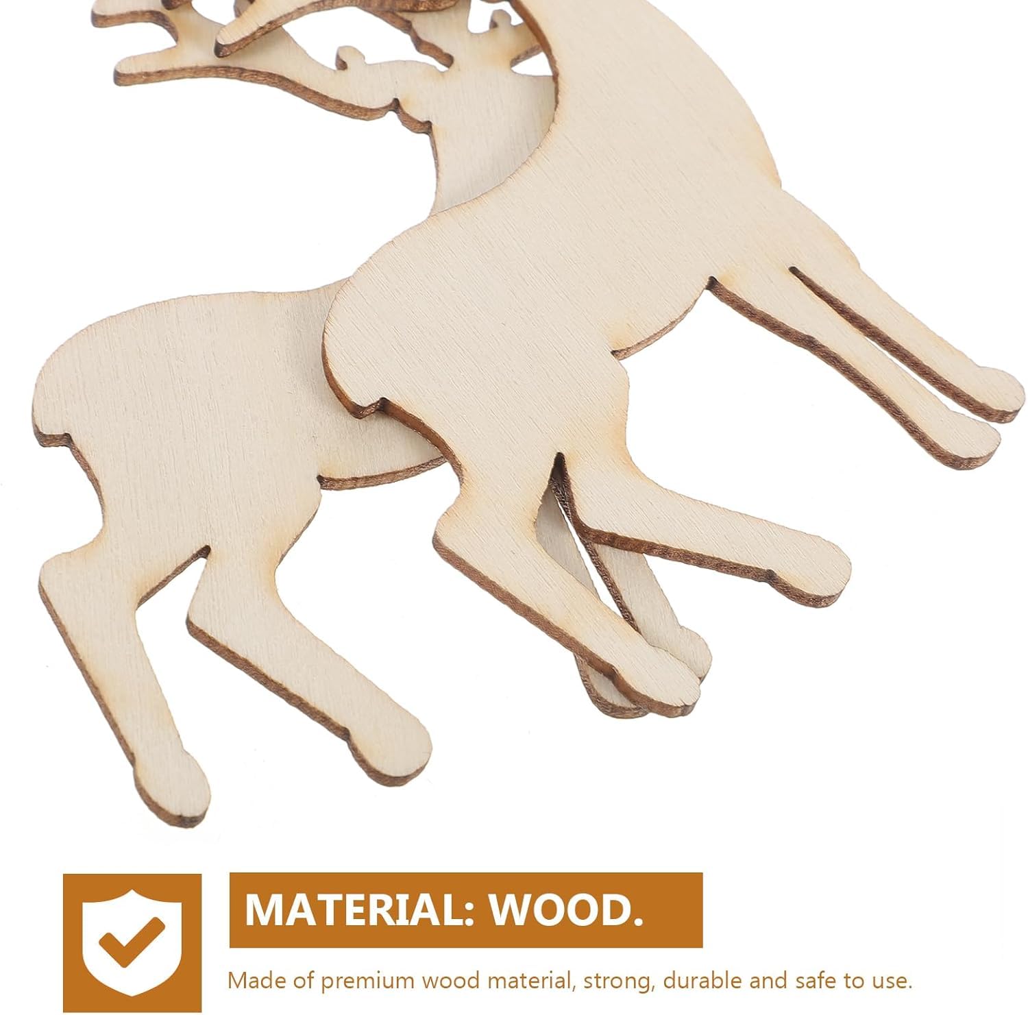 christmas reindeer wood slices diy
