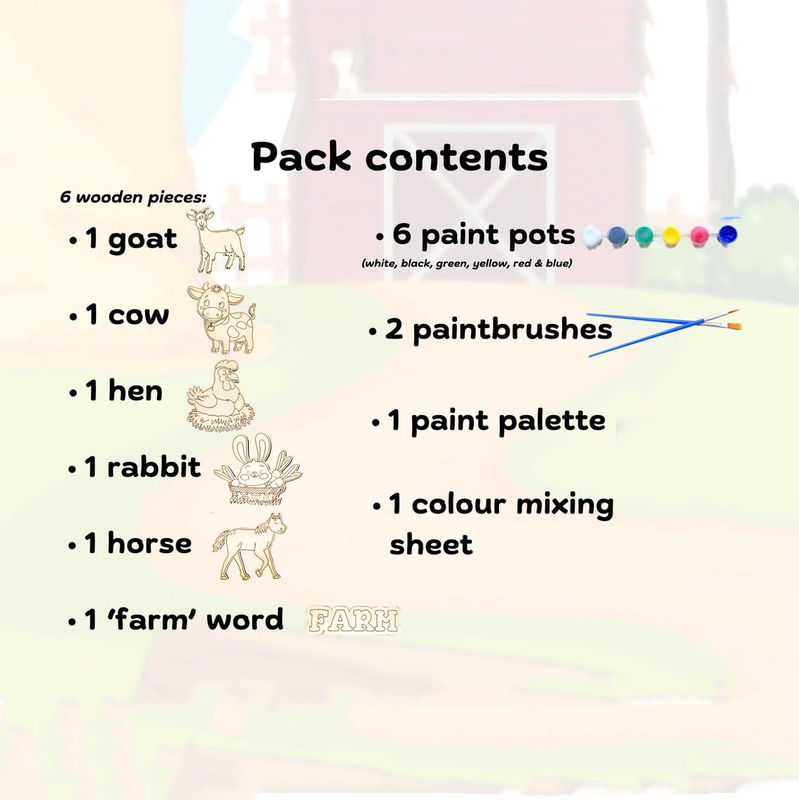 paintable animal craft blanks