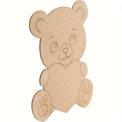 mdf bear craft shapes diy