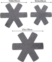 Cliths Pot Protectors Set Felt Pan Dividers for Stacking Cookware Anti-Scratch Pads Protects Glass, Ceramic & Non Stick