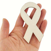 wooden ribbon cutouts