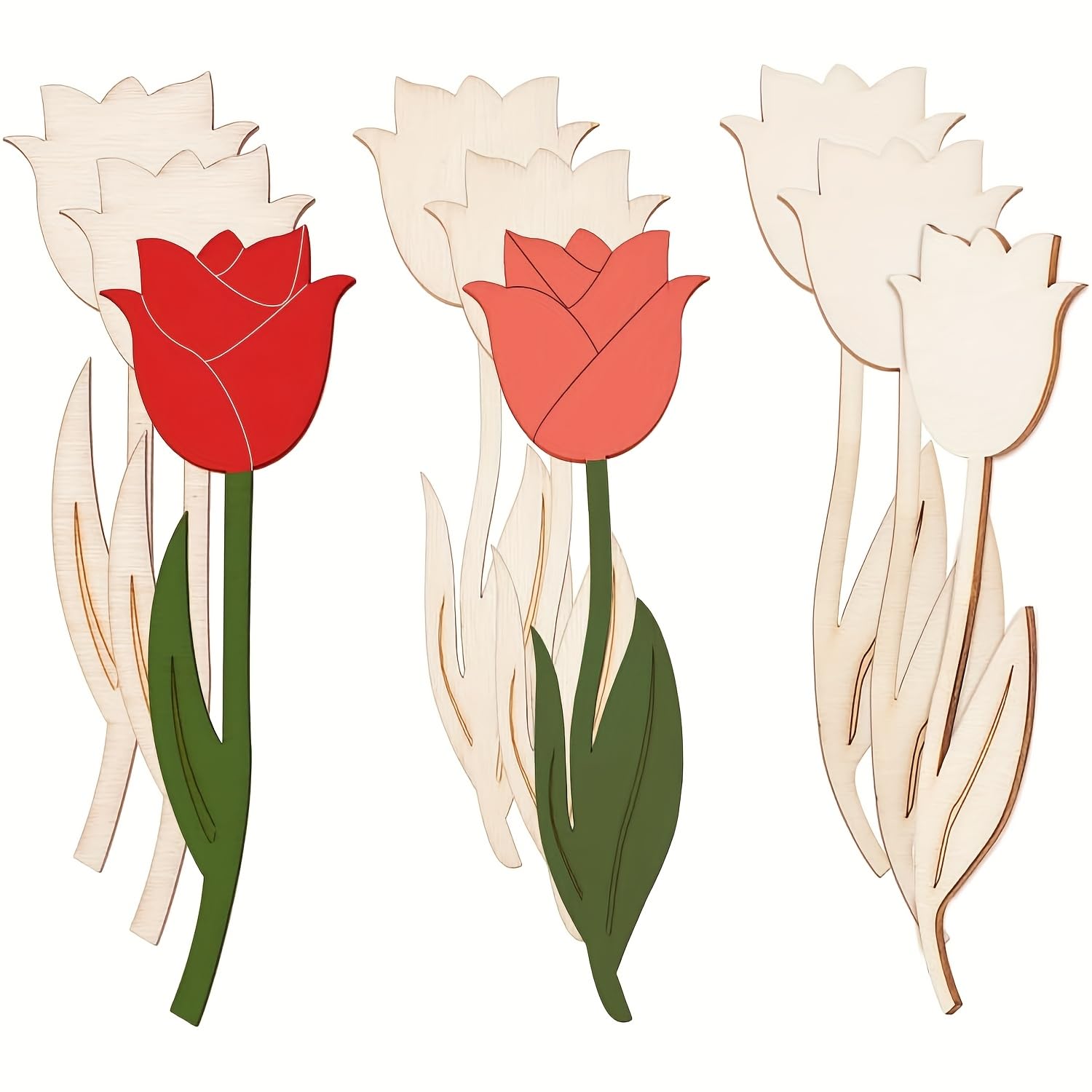 diy wooden rose ornaments for wedding