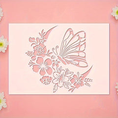 pet plastic stencil for acrylic art work
