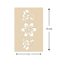 Cliths Wooden Rangoli Set for Diwali DIY Décor Flower & Diya Design Cutouts for Painting, Home Decoration, Festival Crafts