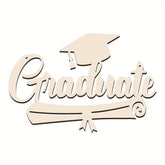 graduate wooden wall hanging