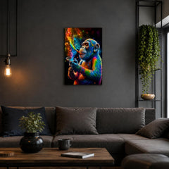 colorful animal wall art for kids room