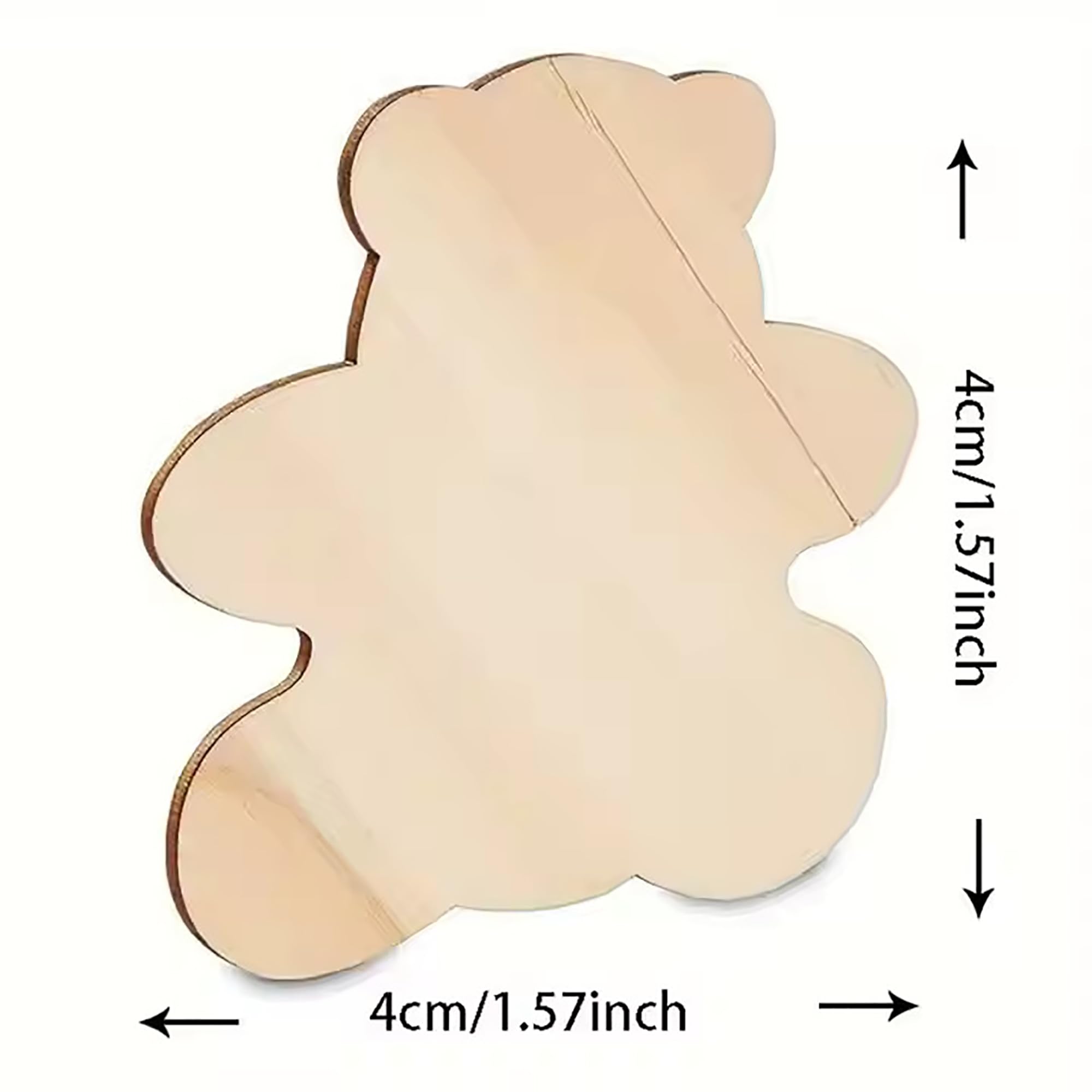 diy wooden bear craft blanks