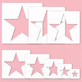 star stencils for wall painting