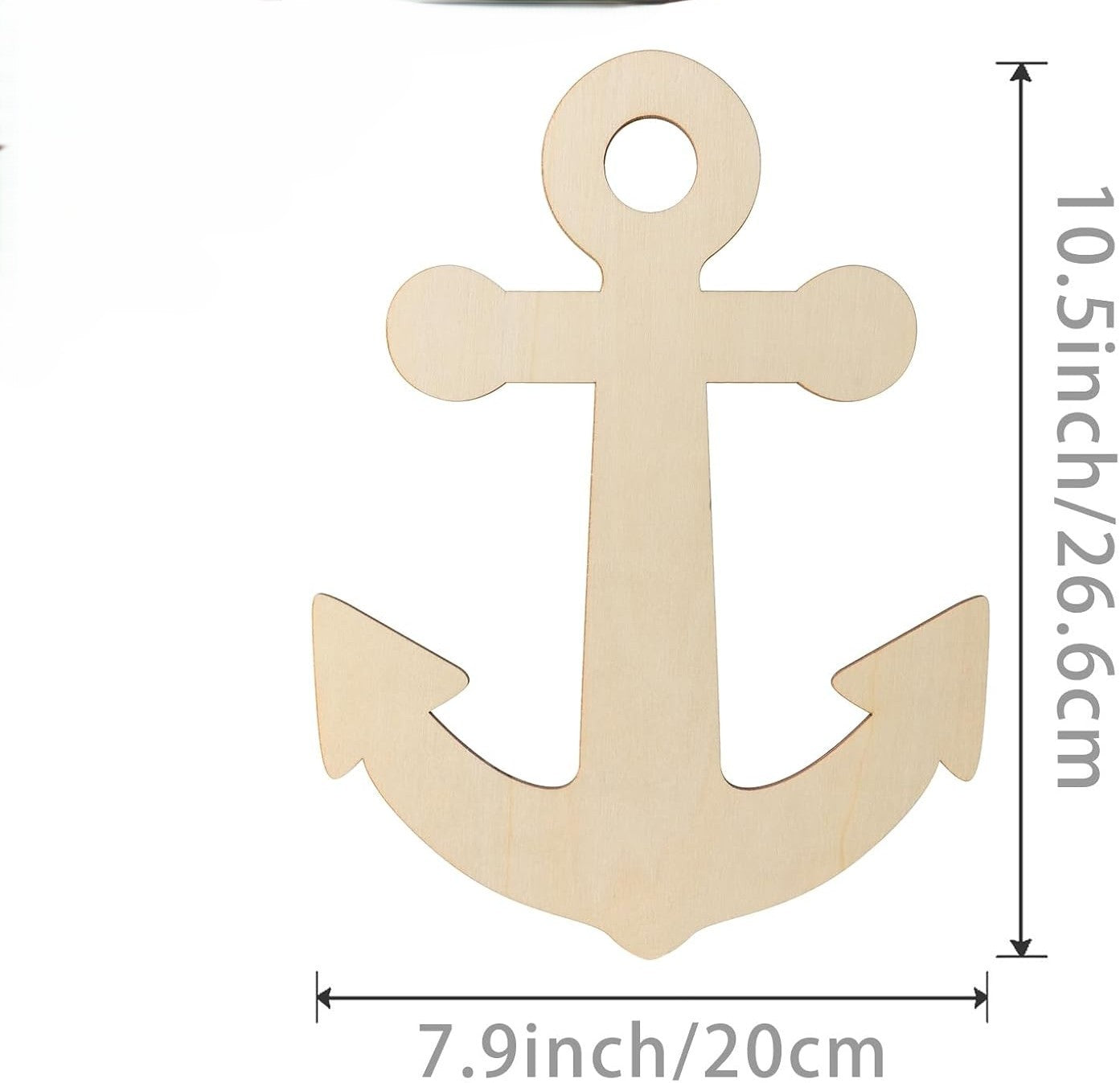 Beach house wooden anchor decorations