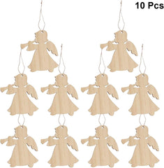 holiday craft wooden cutout ornaments