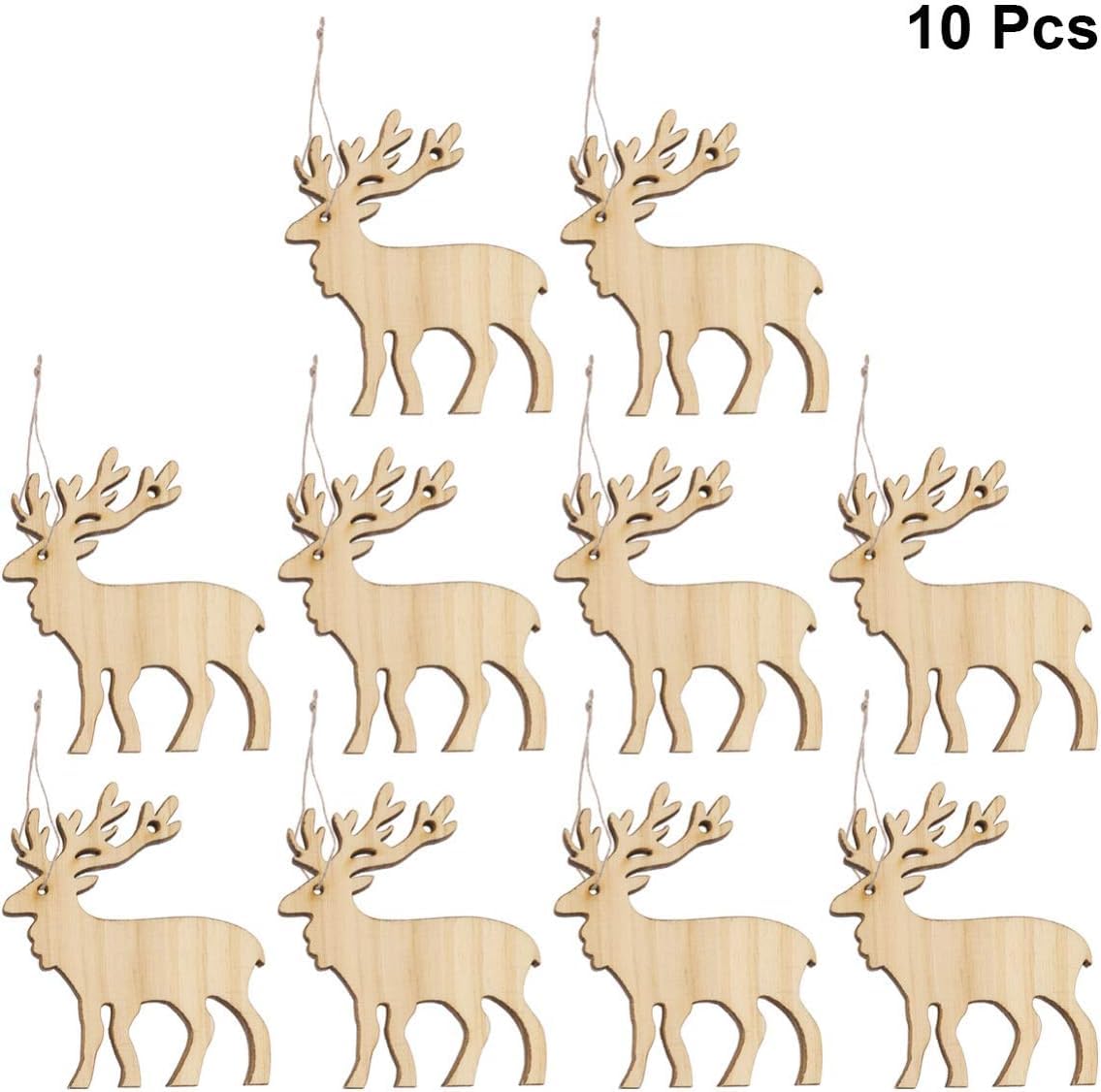 DIY christmas craft reindeer cutouts