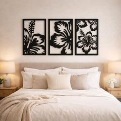 modern floral wall decor for home