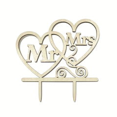 mr and mrs cake topper mr and mrs cake topper wedding engagement cake topper wedding cake decoration heart shaped cake topper bridal shower cake topper soon to be mr and mrs cake topper
