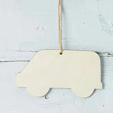 Cliths Wooden Bus Shape Cutouts Shapes for Kids DIY Painting School Projects Learning Boards Scrapbooking Decorations Art Base for Artists Teachers