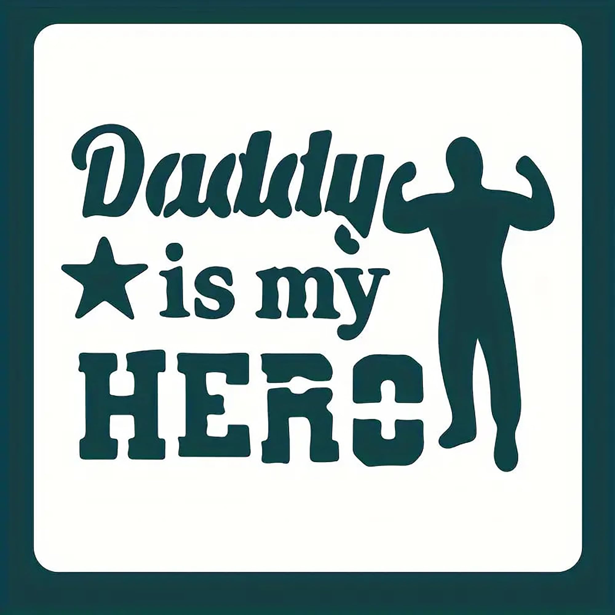 reusable fathers day craft stencils
