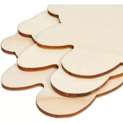 unfinished bear shape cutouts